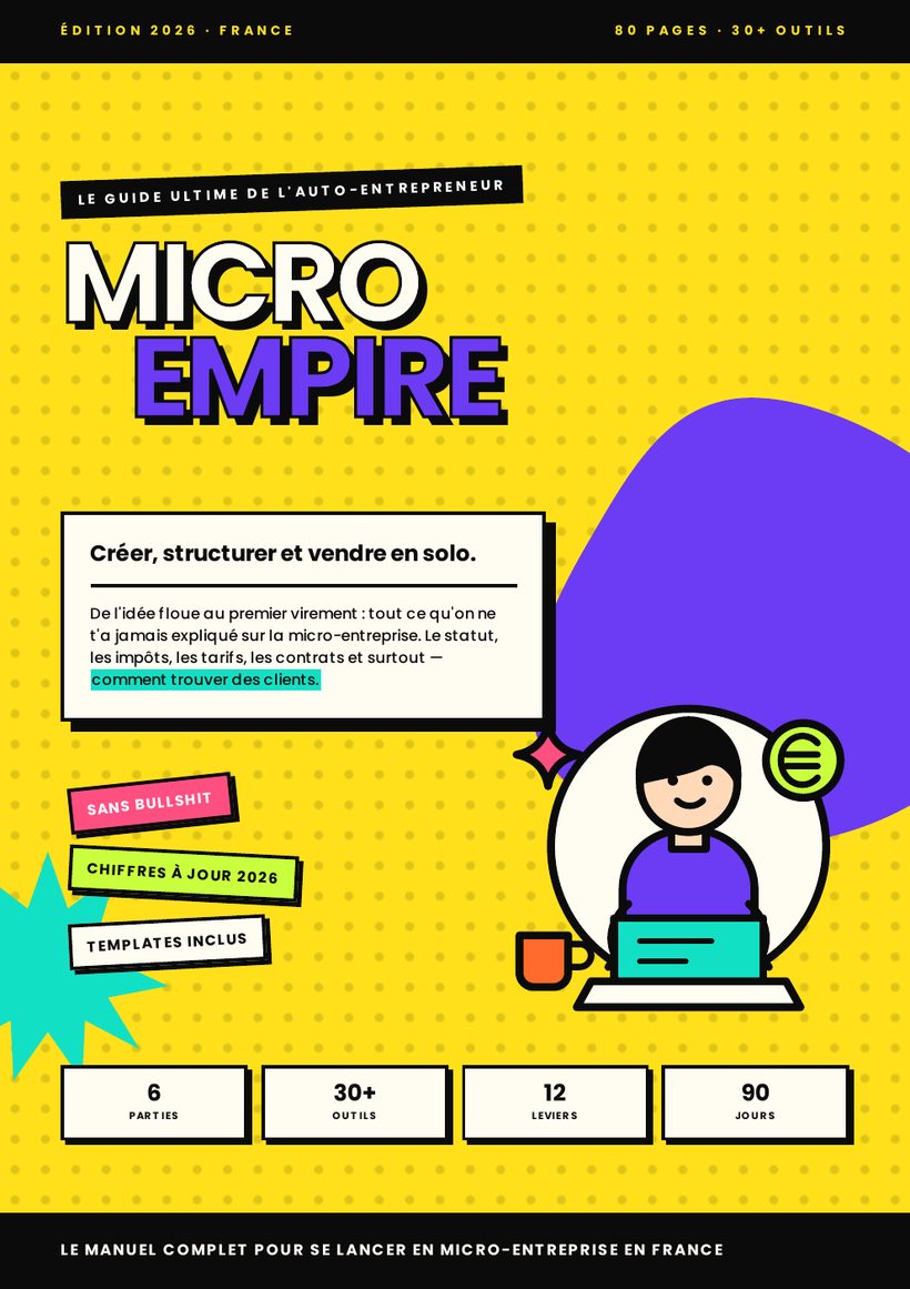 Couverture du guide MICRO EMPIRE, édition 2026