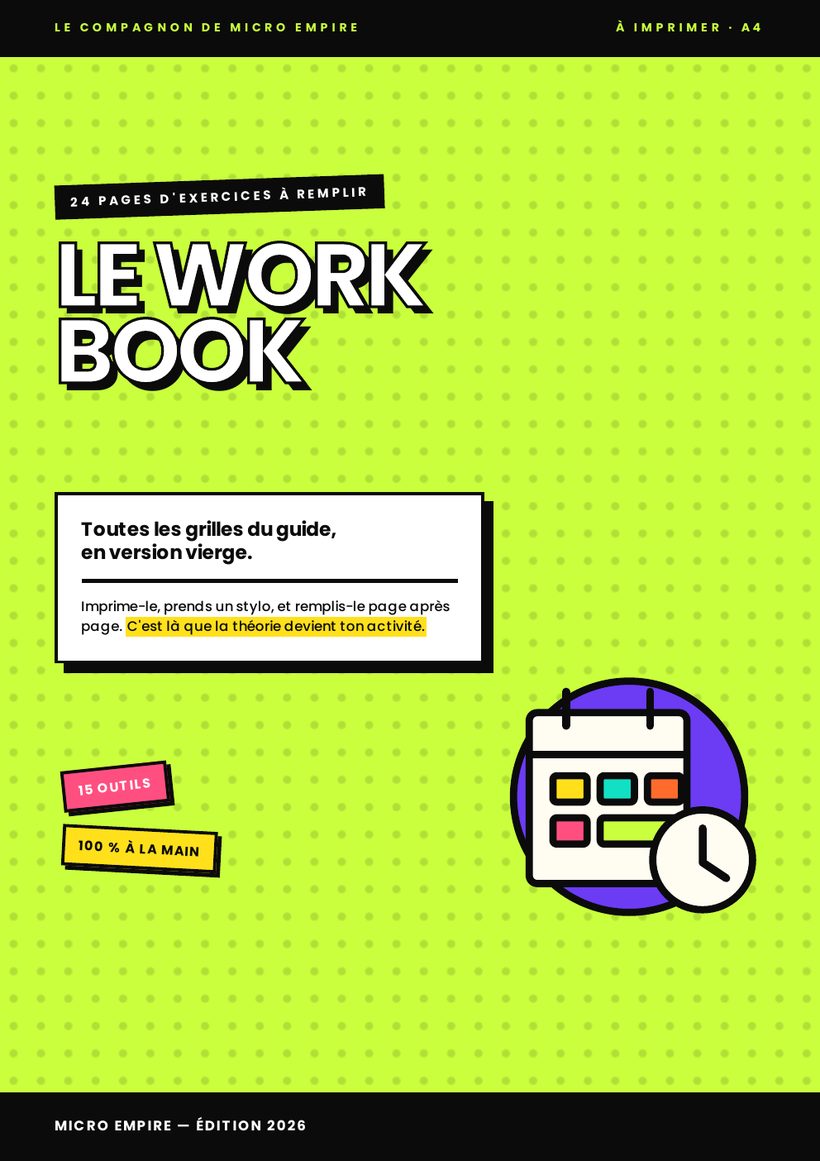 Le workbook MICRO EMPIRE